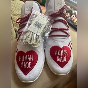 Adidas Pharrell Tennis Hu Human Made White Red